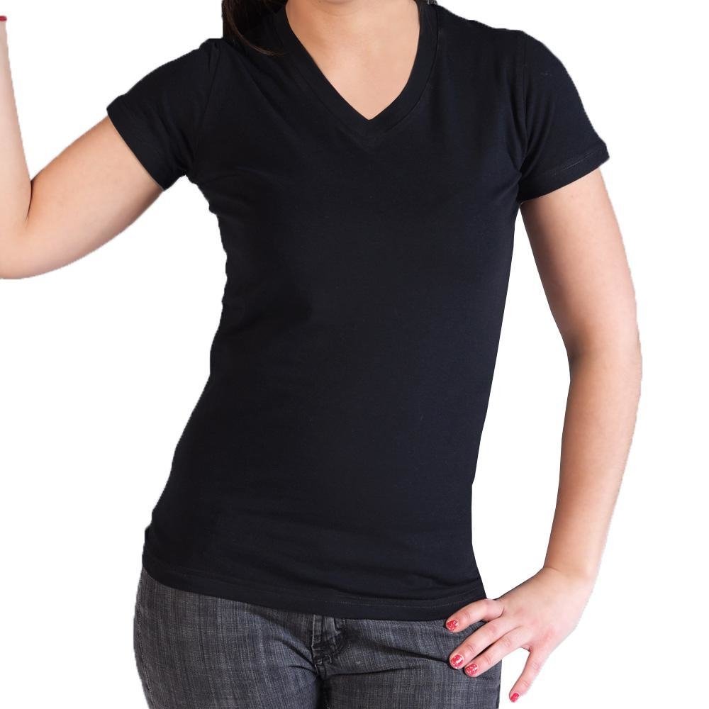 remera mujer negra